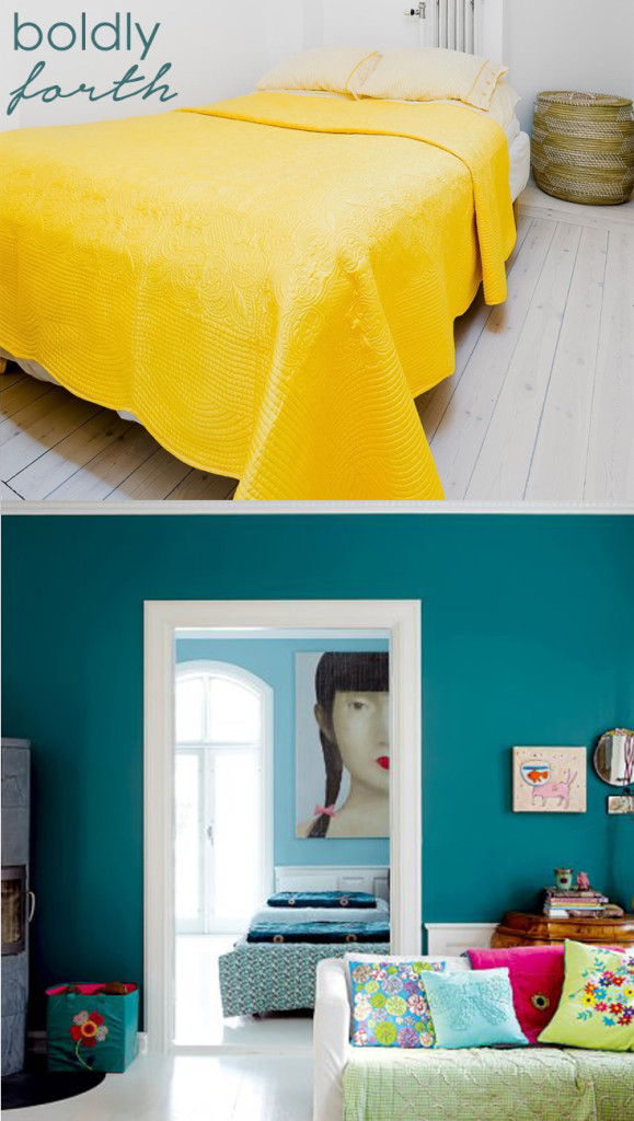 colour in a small room boldly forth